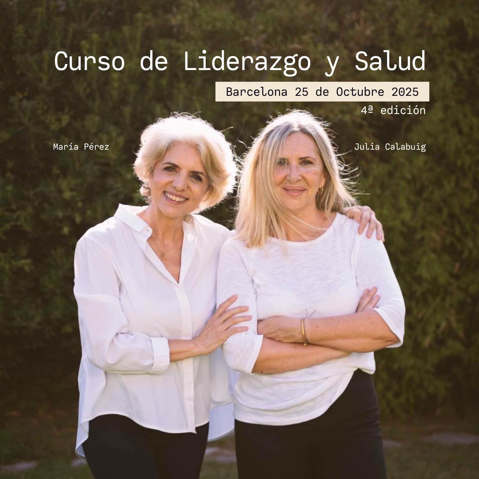 Curso de Liderazgo y Salud | 25 de Octubre 2025 | Barcelona